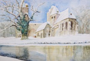 Schloss Pottendorf im Winter