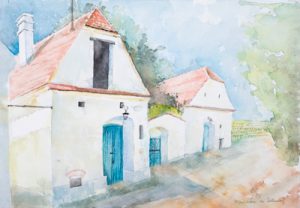 Kellergasse im Weinviertel